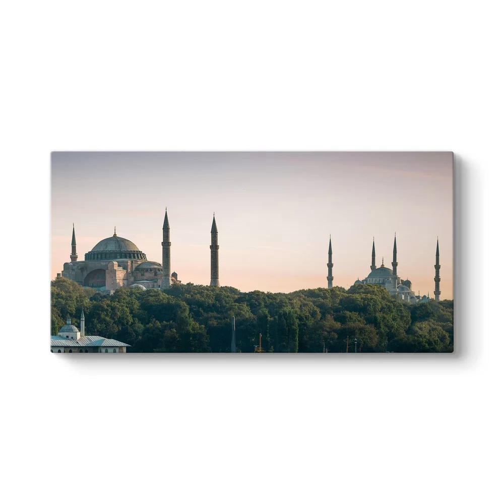 İstanbul Camiler Panorama Tablo - Model 5